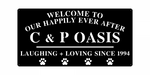 c & p oasis/custom sign/BLACK