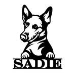 sadie/dog sign/BLACK