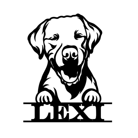 lexi/dog sign/BLACK