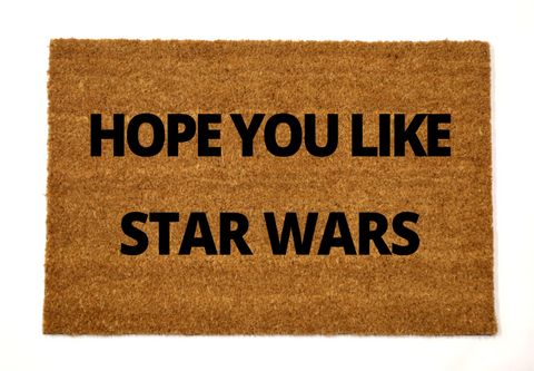 hope you like star wars/custom doormat