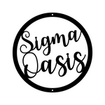 sigma oasis/custom sign/BLACK