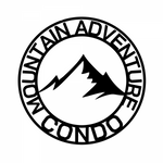 mountain adventure condo/custom sign/SILVER