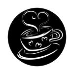 coffee cup/custom sign/SILVER