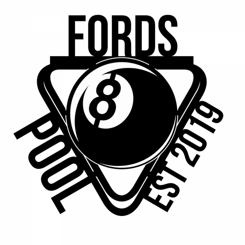 fords pool est 2019/billiards sign/BLACK