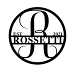 rossetti est 2021/monogram sign/BLACK