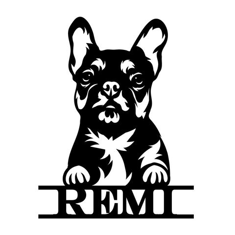 remi/dog sign/BLACK