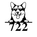 722/corgi sign/BLACK