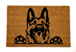 german shepherd/doormat