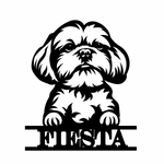 fiesta/dog sign/BLACK