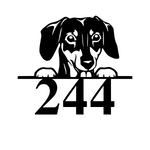 dachshund 244/dogsign/BLACK