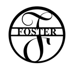 Foster/monogram2/BLACK