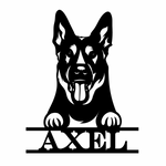 axel/dog sign/BLACK