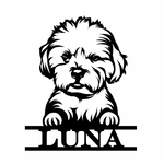 luna/dog sign/BLACK