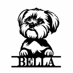 bella/dog sign/BLACK