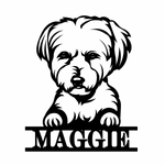 maggie/dog sign/BLACK