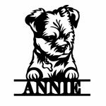 annie/dog sign/BLACK