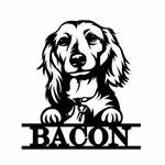 bacon/dog sign/BLACK