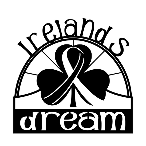 irelands dream/custom sign/BLACK