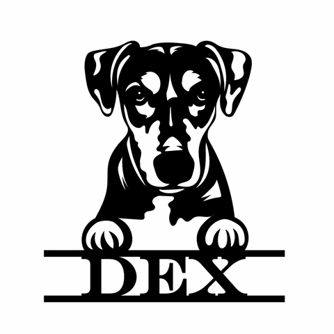 dex/dog sign/BLACK