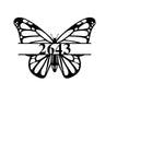 2643 butterfly/butterflysign/BLACK