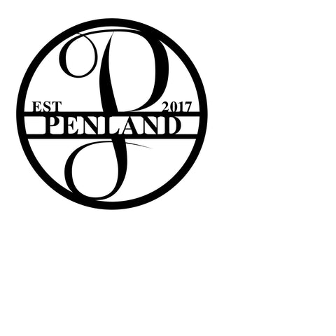penland 2017/monogramsign2/BLACK