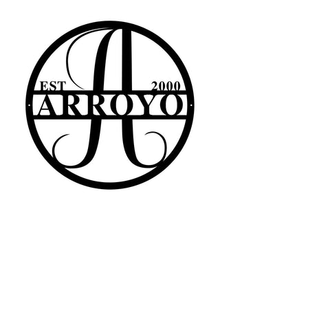 arroyo 2000/monogramsign2/BLACK