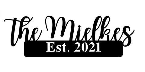 the milkes 2021/name sign/BLACK
