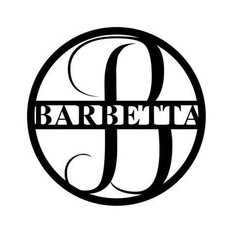 barbetta/monogramsign2/BLACK
