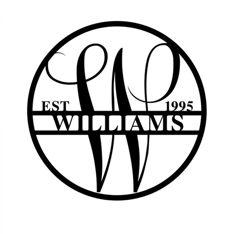 williams 1995/monogramsign2/BLACK
