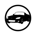 honda s2000/custom car sign/BLACK