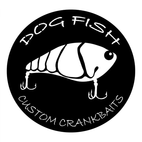 dog fish custom crankbaits/custom sign/BLACK