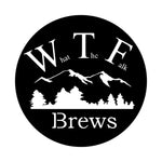 wtf brews/custom sign/BLACK