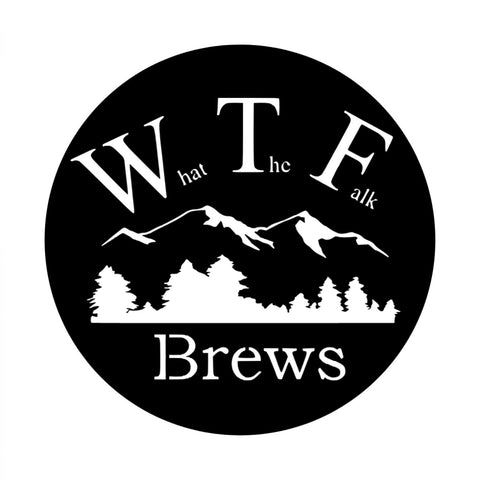 wtf brews/custom sign/BLACK