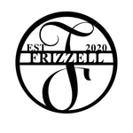 frizzell 2020/monogramsign2/BLACK