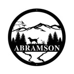 abramson/custom sign/BLACK