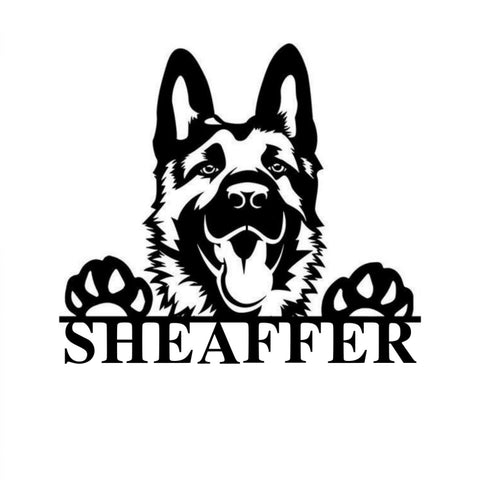 sheaffer/german shepherd/BLACK