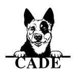 cade/blue heeler sign/BLACK