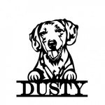 dusty/dog sign/BLACK