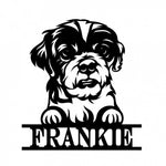 frankie/dog sign/BLACK