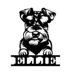 ellie/dog sign/BLACK