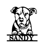 sandy/dog sign/BLACK