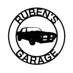 ruben's garage/custom car sign