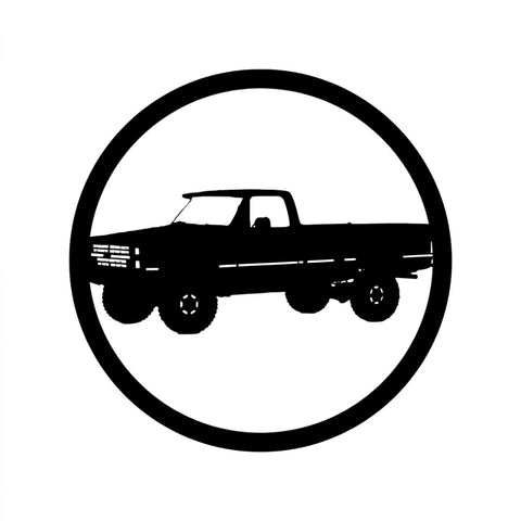 silverado/custom car sign/BLACK