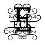 eck/monogram sign 1/BLACK