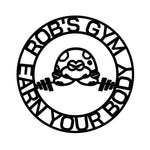 rob's gym/custom sign/BLACK