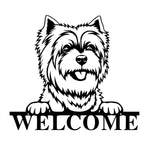 welcome/westie sign/BLACK