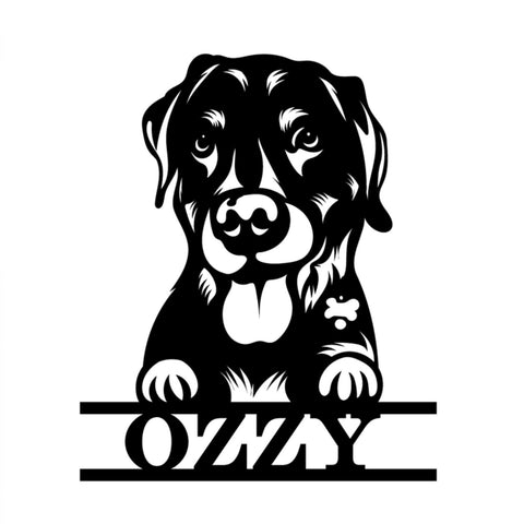 ozzy/dog sign/BLACK