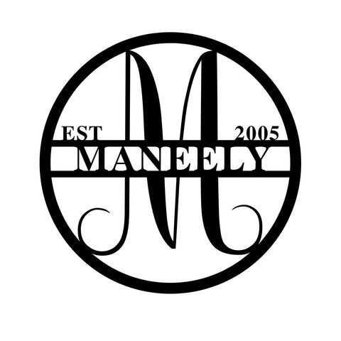 maneely 2005/monogramsign2/BLACK