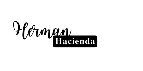 herman hacienda/name sign/BLACK