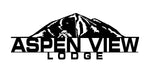 aspen view lodge/custom sign/BLACK